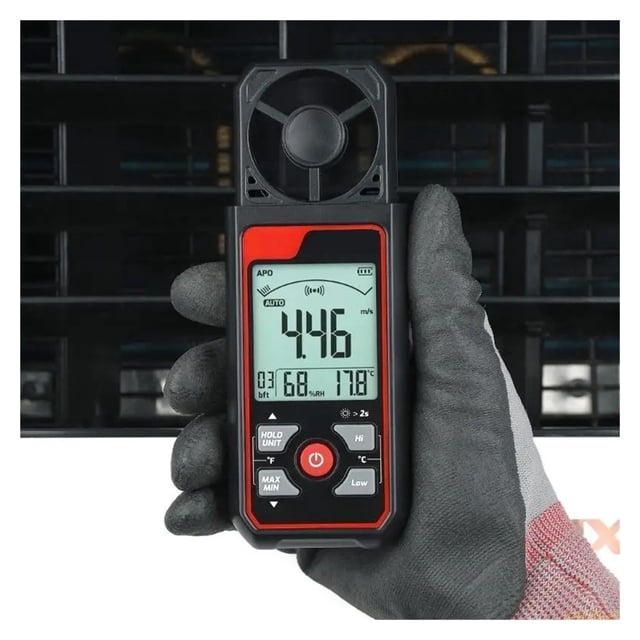 Digital Display Anemometer Handheld Wind Speed Gauge Meter Anemometro Windmeter ,Comprehensive Data Display