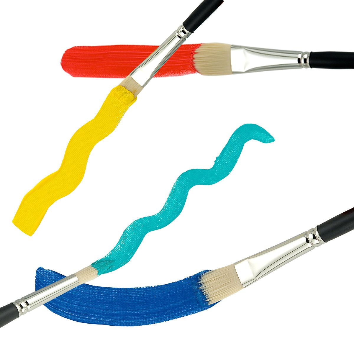 Creative Mark Pro Stroke Powercryl Ultimate Acrylic Paint Brushes - Bulk Set of 180, Artist Paint Brushes, 3 Diameters of Synthetic Hair Filament for Heavy Acrylics, Water Soluble Oils, and More