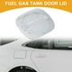 thumbnail image 2 of Tapa de la puerta del tanque de combustible para Ford Escape 2020-2025, cubierta de la tapa de combustible, tipo adhesivo, tono plateado cromado, ABS, 2 of 6