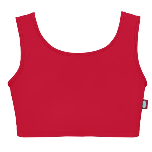 Girls UPF 50  Bikini Swim Tank | Red