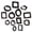 Gloss black, variant on AOOOWER Mixed Outline Resin Mini Frames, 13 Piece Relief DIY Frame Set