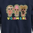 thumbnail image 3 of LOL Surprise! - You Glow Girl - Toddler And Youth Crewneck Fleece Sweatshirt, 3 of 5