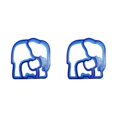 thumbnail image 1 of Bewildely Bread Slicing Mold Cute Shape Plastic Biscuit Kitchen Mould Slicer Molds Making Baking Pancakes Sandwich Breakfast DIY Type2 NO2 Bewildely CBP080333, 1 of 5