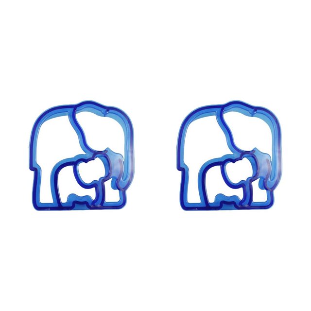 Bewildely Bread Slicing Mold Cute Shape Plastic Biscuit Kitchen Mould Slicer Molds Making Baking Pancakes Sandwich Breakfast DIY Type2 NO2 Bewildely CBP080333