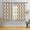 Beige and White Checkered, variant on Black and White Vertical Stripe Blackout Curtains, Modern Minimalist Striped Drapes, 100% Light Blocking, Thermal Insulated & Noise Reducing Curtains, Grommet Top 42 x 63 Inches, 2 Panels