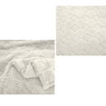 thumbnail image 6 of Btomtd 30"x40" Fleece Gift Blanket Towelling Air Conditioning Nap Throw Blanket with Milk Fleece for Sofa Bed Blanket, White, 6 of 6