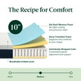 thumbnail image 2 of Matelas hybride Zinus Cooling Comfort de 10 pouces, 2 of 12