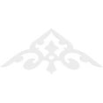 thumbnail image 2 of Ekena Millwork 72"W x 27"H x 1"P (9/12) Pitch Whitman Architectural Grade PVC Gable Pediment, 2 of 5
