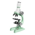 thumbnail image 1 of Green Kids Microscope 1200X Magnification Science Experiment Kit Educational Discovery Tool With Specimen Slides Led Light Biology Learning Plastic Set Green, 1 of 5