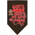 thumbnail image 4 of Christmas Pet and Dog Bandana Screen Printed, "Santa, Stop Here! We Have Cookies!", 4 of 9