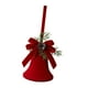 thumbnail image 2 of Adorno navideño de campana flocada, colgante decorativo resistente para árbol., 2 of 9