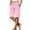 Pink, variant on Women's Linen Blend Knee Length Shorts Elastic Waist Loose Casual Walking Shorts with Pockets Side Button Detail Summer by Yigetop Blackish Green L