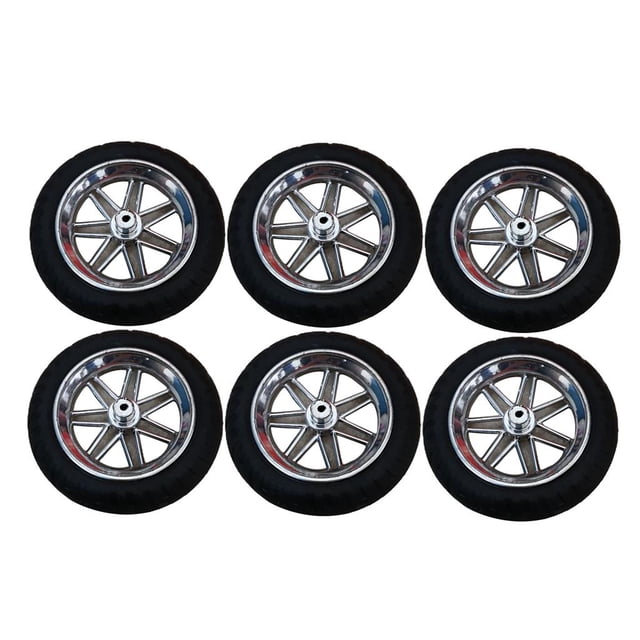 Ruedas de Goma de 6 Uds., Neumáticos, Ruedas de Modelo de Ciclo de Motor para Zulema Rueda de goma