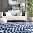 thumbnail image 6 of nuLOOM Chiara SpinClean Machine Washable Modern Geometric Area Rug, 8' x 10', Chiara Navy, 6 of 8