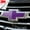 Purple, variant on BocaDecals 2018-2023 Chevy Traverse Emblem Overlay Insert Decals (Set of 2) - Made in USA - Small Home Business (SoftPink)