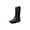 Black, variant on Apakowa Kids Boys Girls Cowboy Boots Classic Western Boots