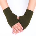 thumbnail image 5 of 2020 invierno cálido Color sólido guantes de punto sin dedos guantes de dedos expuestos mujeres mitones guante sin dedos al por mayor oso de fresa Hogar, 5 of 5