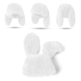 thumbnail image 5 of Cxenplz Women's Winter Warm Plush Hat Long Rabbit Ears Hats Ladies Fuzzy Cute Fashion Skull Caps for Cold Weather Christmas Halloween, 5 of 6