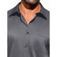 thumbnail image 6 of sogami Men's Short Sleeve Business Shirts Summer Dress Shirts Regular Fit, 6 of 7