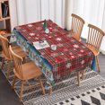 thumbnail image 6 of Tchckioa Christmas Snowflake Rectangle Tablecloth,60x120 Inch Oil-resistant Table Cover for Kitchen Holiday Decor, 6 of 7