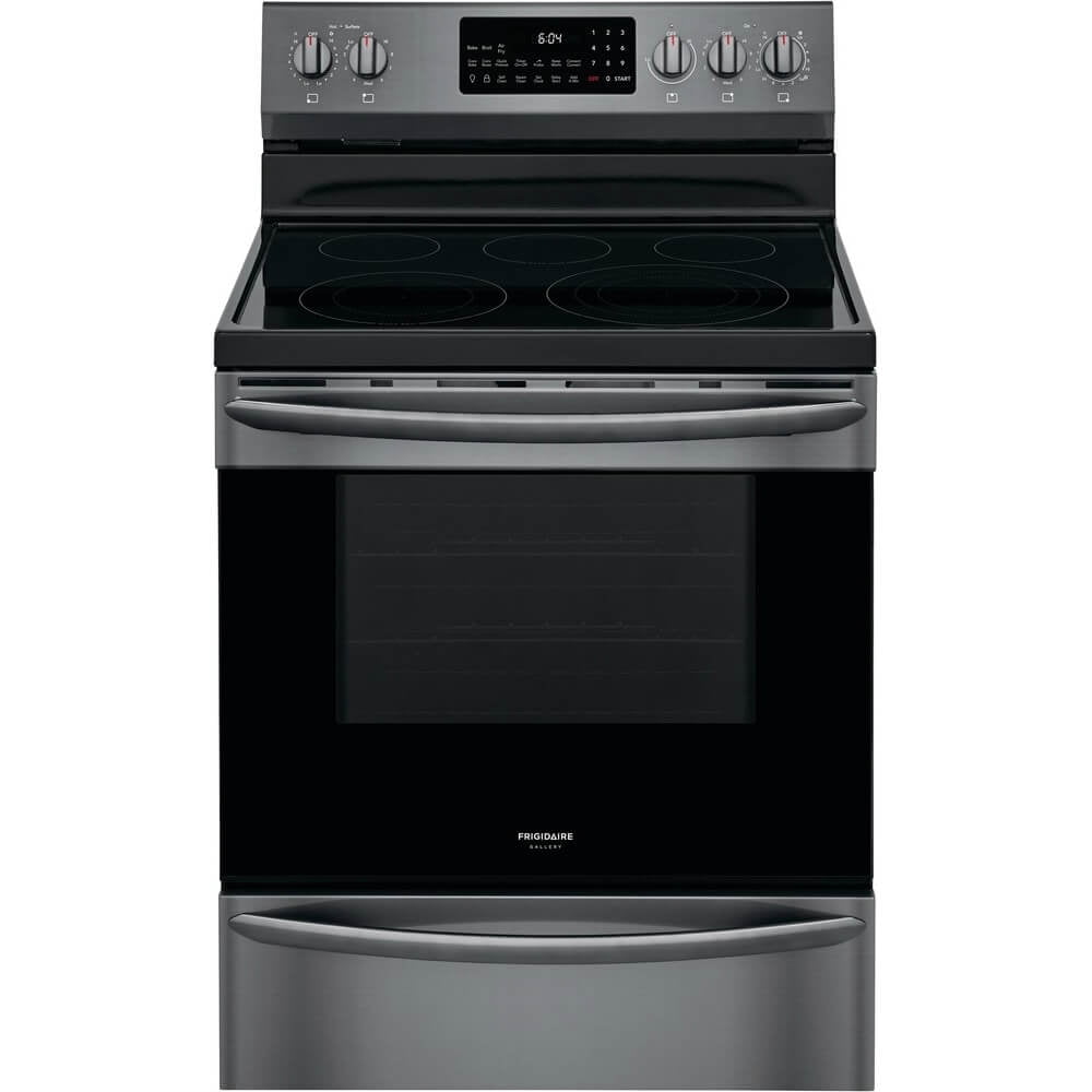 frigidaire glass top stove with convection oven