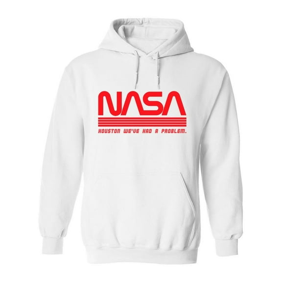 NASA Houston We've Had A Problem Hoodie Men -NASA Designs, Male XX-Large