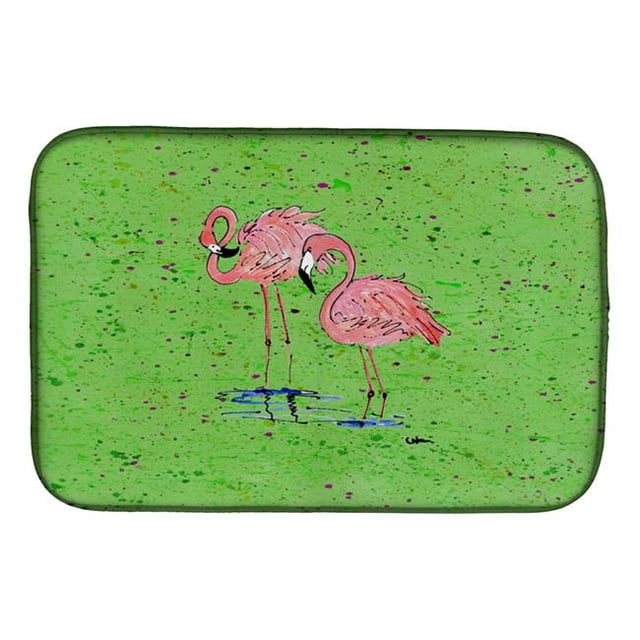 Carolines Treasures 8567DDM Tapis de Séchage pour Plat de Flamant Rose