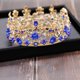thumbnail image 5 of Rhinestones De La Boda Tiara Reina Peluquería Nupcial Peluquería Sunnimix Boda Tiara nupcial, 5 of 8