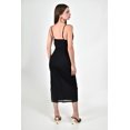 thumbnail image 3 of Vestido de mesh con drapeado Roman Fashion /Juvenil, 14378 (Negro) negro G, 3 of 5