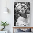 thumbnail image 5 of Actresses from Idaho Lana Turner Black And White Sexy Poster Room Aesthetic Poster Print Art Wall Painting Canvas Posters Gifts Modern Bedroom Decor 20x30inch(50x75cm), 5 of 6