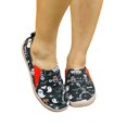 thumbnail image 5 of Halloween Shoes for Women, Spooky Print Canvas Loafers, Slip On Casual Flats for Daily Wear, Comfy Lightweight Fall Walking Shoes, 5 of 6