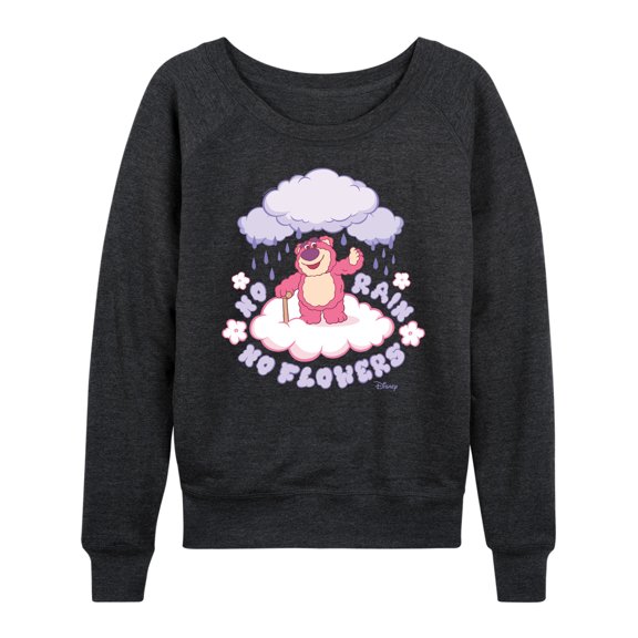 Toy Story - Lotso No Rain No Flowers - Women's Lightweight French Terry Long Sleeve Shirt