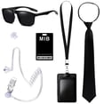 thumbnail image 1 of Accesorios de disfraz Horolam MIB Agent Secret Service, 6 piezas, 1 of 6