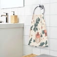 thumbnail image 3 of Yayeee 100% Cotton Hand Towels for Bathroom 16" x 28" Soft Absorbent Kitchen Towel, Orange Christmas Gift Pattern, 3 of 7
