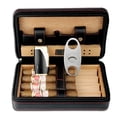 thumbnail image 2 of Caja De Humidificador De Cigarros, Humidificador De Viaje De Cuero De Madera Portátil, Bandeja De Cedro Extraíble, Juego De Humidificador, Caja De Regalo Kearding HA022764-00, 2 of 5