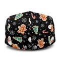 thumbnail image 3 of FUIALDOLG Wrinkle-Resistant Beret Hat, Christmas Element Patterns Polyester Vintage Retro Newsboy Hat for Outdoor Summer Walking, 3 of 4
