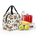 thumbnail image 3 of Cute sloth Lunch Box for Women Men Insulated Lunch Bag Women Cute Lunch Bags for Women Adults Cooler Tote Bag for Work Picnic Gifts, 3 of 6