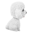 thumbnail image 5 of Growcolor Interior del Coche Adorno de Tablero de Instrumentos Simulación Sacudiendo la Cabeza Decoración de Perro Juguete de Cabeza giratoria(Teddy (Blanco)), 5 of 8