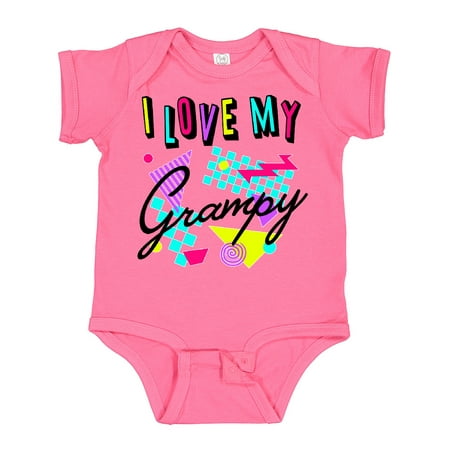 

Inktastic I Love My Grampy- 80s Retro Style Gift Baby Boy or Baby Girl Bodysuit