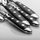 thumbnail image 3 of Cutlery set for 3 people - Rustic cutlery set made of stainless steel with black handles - Forged and heavy, 3 of 5