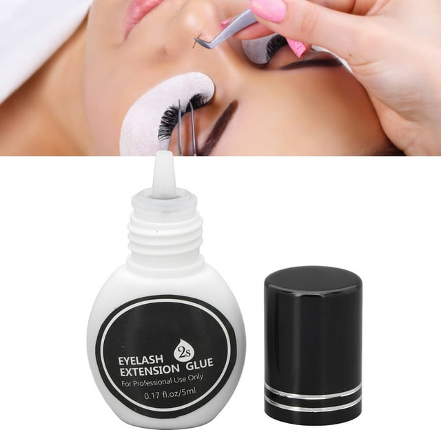 Práctica de Extensión de Pestañas Glue de pestañas Profesional Secro Fuerte Fuerte Fuerte Extensión de la Extensión de Las Pestas para el Novato 5 Ml