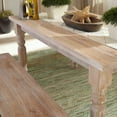 thumbnail image 6 of Grain Wood Furniture Valerie Original Solid Wood 63" Dining Table, Driftwood, 6 of 8