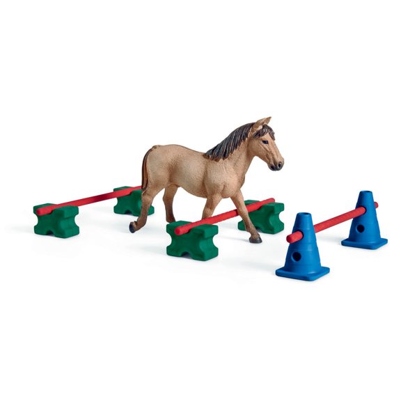 Figurine Schleich 13401 - Fermière Au Tablier Rouge (1D3041) - état D'occasion