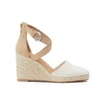 thumbnail image 2 of Time and Tru Women's Espadrille Platform Footbed Sandals, 2 of 5