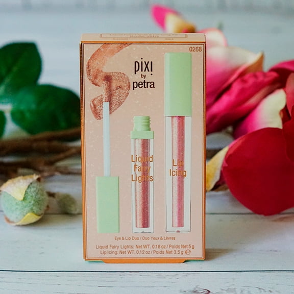 Pixi by Petra Liquid Fairy Lights & Lip Icing - Kit Eye & Lip Duo ROSELUSTRE