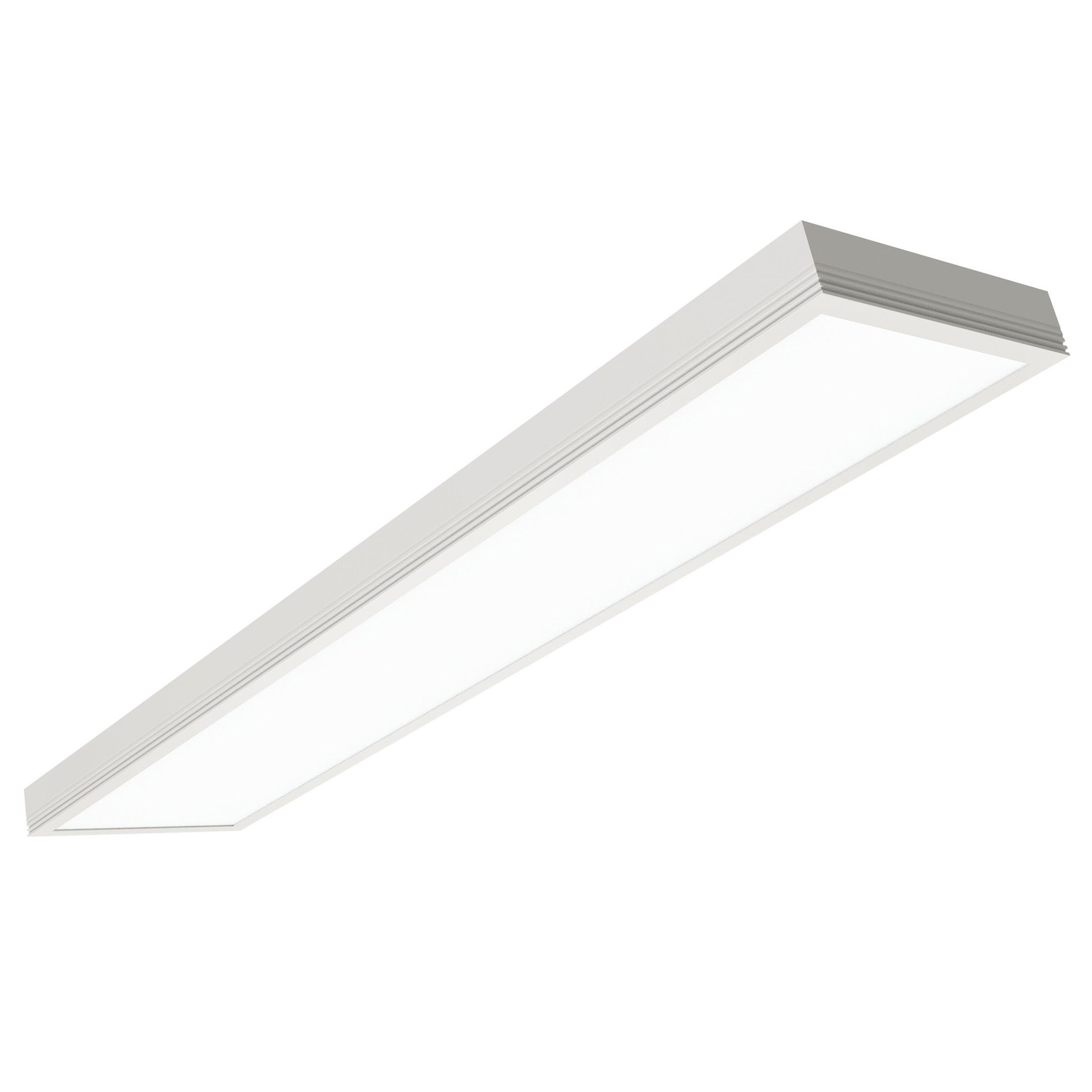 ETI 4 Ft. Modern LED Linear Flush Mount, Adjustable Color Temps photo 1