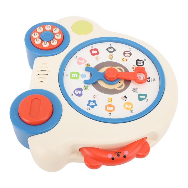 Reloj de aprendizaje musical ANGGREK para niños Plástico 3 x 1,5 V AA