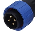thumbnail image 3 of Conector a prueba de agua, tuerca trasera IP68, toma de corriente de aviación de 250V para Cable LP20, 3 of 8