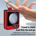 thumbnail image 6 of Dteck Case for Samsung Galaxy Z Flip 7,Shockproof Leather Ring Holder Case Hard PC Back Cover for Galaxy Z Flip 7,Red, 6 of 9