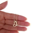 thumbnail image 3 of Dainty Initial Necklace Letter S 18k Gold Plated Stainless Steel Girls Jewelry, 3 of 3